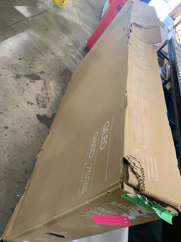 Photo 1 of FOR PARTS********** Samsung 75-Inch Class QLED 4K Q80D Series Quantum HDR+ Smart TV w/Dolby Atmos, Object Tracking Sound Lite, Direct Full Array, Motion Xcelerator, Alexa Built-in (QN75Q80D, 2024 Model)