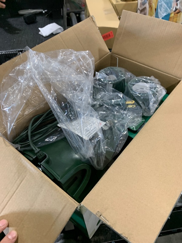 Photo 1 of (2025 Upgrade) Rotating Christmas Tree Stand with Remote Control, Stable 360 Revolving Tree Base Stand, Up to 7.5ft 90lb. Adjustable Christmas Tree Holder for Xmas Tree, Artificial Tree (Green)