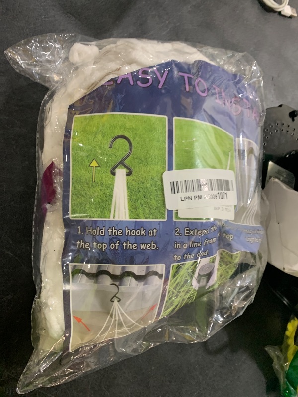 Photo 1 of [Motion Activated Lighting&Speaking] 20 * 17FT Halloween Spider Web 150 Led Purple&Orange Lights Light Up Lighted Triangular Giant Waterproof with 200sqft Cobweb for Outdoor Decor Yard Decoration