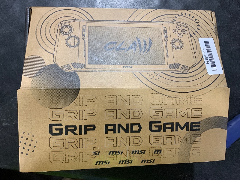 Photo 1 of MSI Claw A1M PC Gaming Handheld: Intel Ultra 7-258V, 7" FHD 120Hz Display, 32GB LPDDR5, 512GB NVMe SSD, MicroSD Card Reader, Thunderbolt 4, Win 11 Home: Black 7 AI+ A2VM-001US