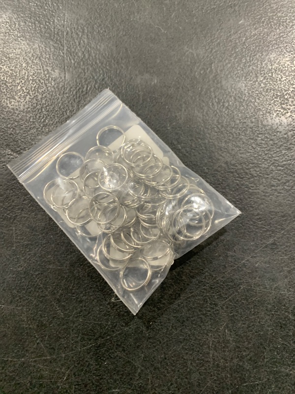 Photo 1 of 1/2 Inch Split Key Rings,Stainless Steel Dogs Cats ID Tag Mini Thick Keyrings,16mm Small Key Chain Ring for Dogs Tag,Craft,Car Keys,Women and Men Car Key Rings - Pack of 50 Pcs