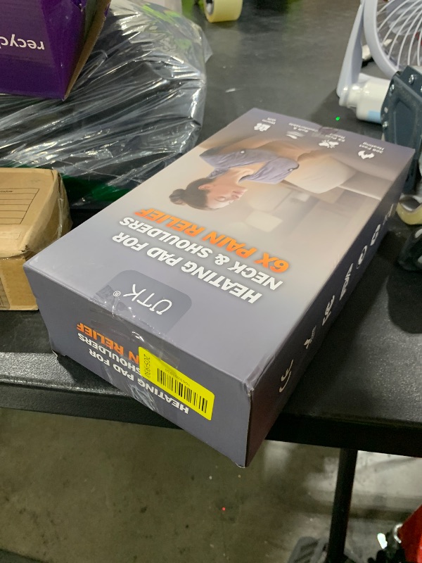 Photo 1 of 30s Fast Hot Heating Pad for Neck Shoulders and Back, Far Infrared Heating Pad, 6X Deeper Pain Relief, Max 160?, 8 Temp Settings, 4H Auto Off, Memory Function, 24"X20", Daily Care Gift for Family