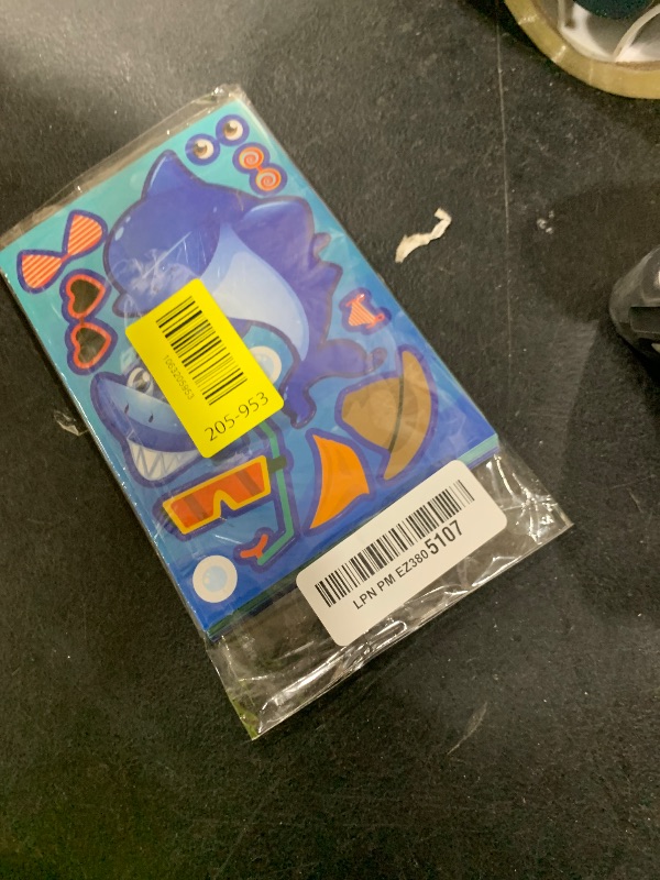 Photo 1 of 32 Sheets Make Your Own Ocean Animals Stickers for Kids Classroom DIY Art Craft Teacher Rewards Summer Party Favor Sticker for Birthday Gift Children Room Ocean Decorated