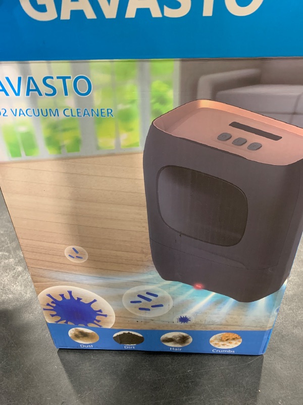 Photo 1 of GAVASTO Pro Touchless Vacuum Automatic Dustpan - Ultra Fast & Powerful - Great for Sweeping Salon Pet Hair Food Dirt Kitchen, Canister Vacuum Cleaner Trash Can, Bagless, Auto Sensors, 1500 Watt-Black