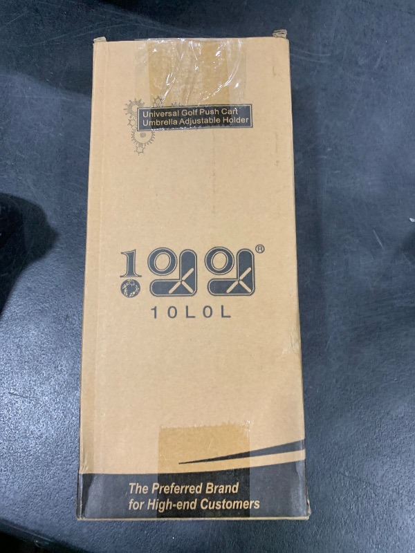 Photo 1 of 10L0L Heavy Duty Golf Push Cart Umbrella Holder, Aluminium Alloy Base Super Strong Windproof, Universal Umbrella Stand for Mobility Scooter, Stroller, Wheelchair, Beach Chair