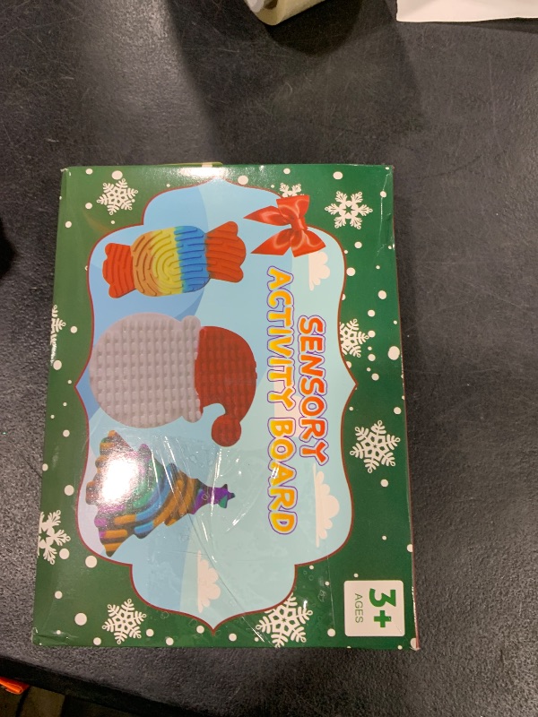 Photo 1 of 3Pcs Sensory Activity Board, Fidget Sensory Toys for Kids Adults, Duble Sided Design Kids Busy Board, Calm Down Fidget Toy for Stress Relief