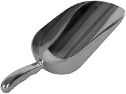Photo 1 of , 12 Oz. (Ounce) Bar Ice Scoop, Dry Bin Scoop, Dry Goods Scoop, Candy Scoop, Spice Scoop, Cast Aluminum