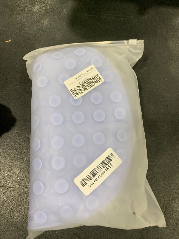 Photo 1 of 2PACK Shower Foot Scrubber Mat Back Washer Back Exfoliating Bath Wash Pad Wall Mounted Slip Suction Cups Foot Scrubber for Use in Shower Cups Foot Cleaner for Men and Women