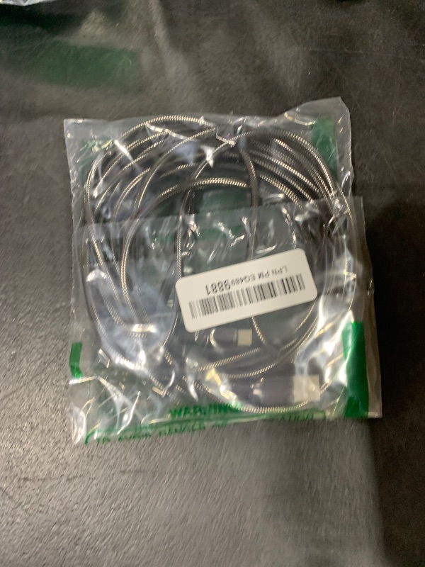 Photo 1 of 13FT Chew Proof & Cat Dog Proof USB-A to USB-C Cable, Long Metal Braided USB-C Cable, Pet Chewing Proof Phone Charger Cord Compatible with iPhone 16 15 Pro Max Plus, for Samsung Galaxy S21 Note 10