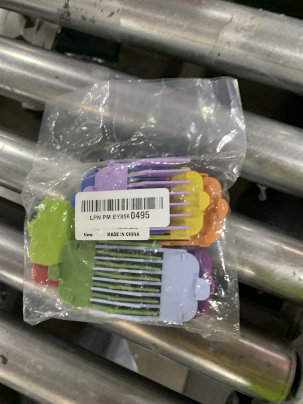 Photo 1 of 10 Pcs Color-Coded Hair Clipper Guards Cutting Guide Combs for Wahl and Surker Hair Clippers – Cutting Lengths from 1/16" to 1" (1.5mm to 25mm)