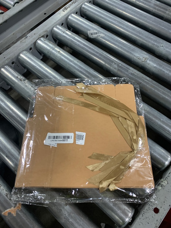 Photo 1 of 10 Present Gift Boxes, 16x16x5cm Rectangle Paper Gift Box with Lid & Bow Ribbon, Party Favor Bags Paper Presentation Boxes for Parties, Christmas, Birthday, Wedding, Packing Dress, Gloves, Soap etc