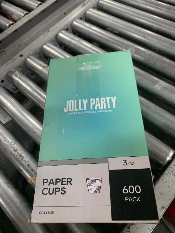 Photo 1 of [600 Pack] 3oz Disposable Bathroom Cups, Paper Mouthwash Cups, Cold Disposable Drinking Cup for Party, Picnic, BBQ, Travel, and Event, Purple Floral