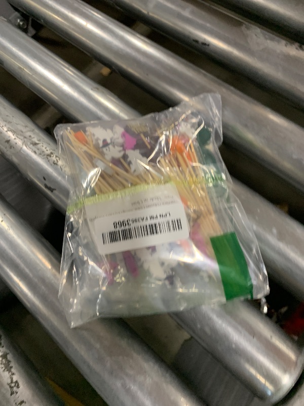 Photo 1 of 100 Pieces Halloween Cocktail Picks,4 Style 4.7inch Pumpkin Gohst Hat Toothpicks for Appetizers,Halloween Cocktail Sticks Skewers for Drinks,Desserts,Charcuterie,Wedding Party Fancy Toothpicks