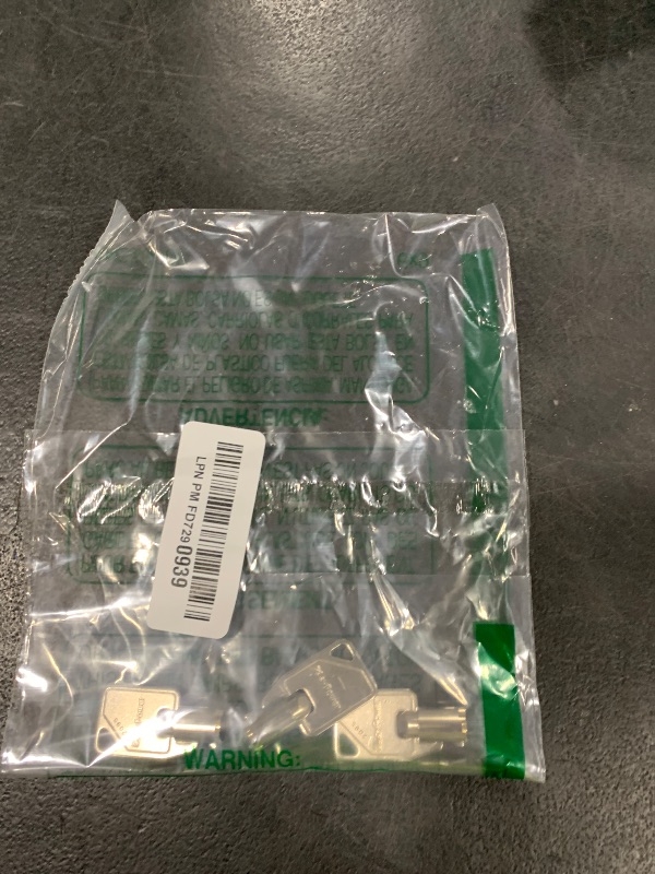 Photo 1 of (3) KeyPower 2001-2100 Keys for Sentry Safe Lock Boxes, Tubular Barrel Round Ace Key, Pre-Cut to Your Code: 2095