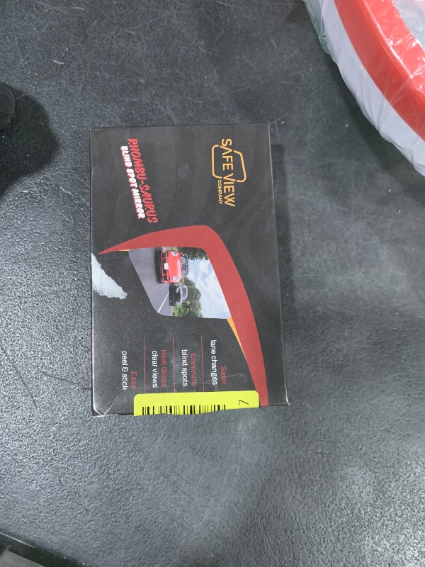 Photo 1 of "Rhombus 4000" Car Blind Spot Mirror by Safe View Company - Change Lanes w Confidence, Frameless HD Convex Glass, Seamlessly Contours to Rear View Side Mirrors, Peel & Stick (2Pack)