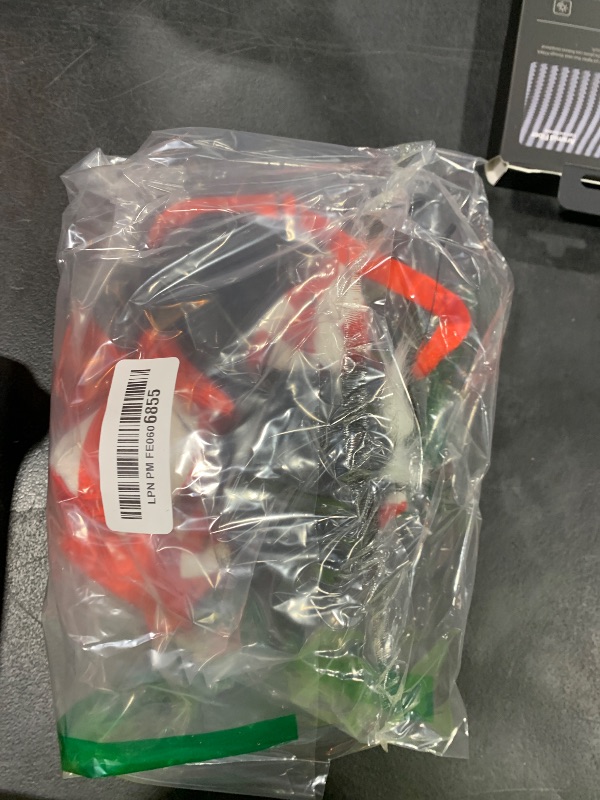 Photo 1 of 3 Pcs Cat Costume Accessory Set Include Cat Ears Headband with Red Stovepipe Hat Red Striped Knee Length Socks Bowtie for World Book Day 100th Days of School