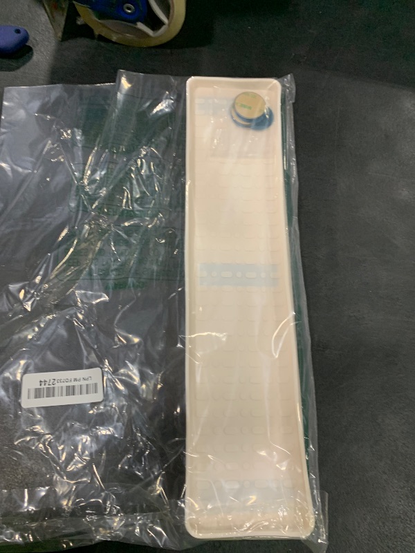 Photo 1 of BFONS 30 Inch Silicone Magnetic Stove Top Shelf, Kitchen Over Stove Spice Rack Shelf Apartment Home Must Haves Kitchen Gadgets for Above Stovetop Seasoning Organization Storage (White)