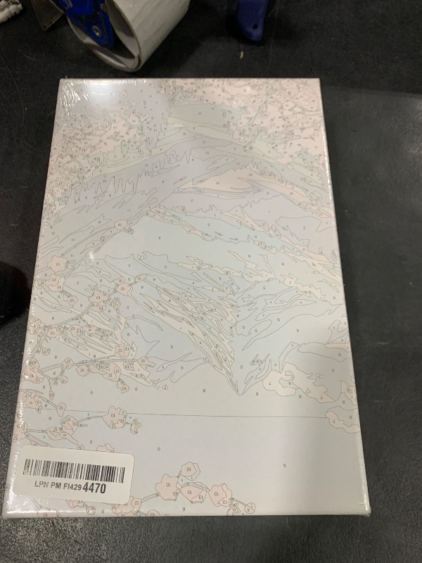 Photo 1 of 4 Pack Framed Paint by Numbers Kit for Adults Beginners-Four Season Adult Paint by Number Kits on Canvas Framed, Landscape DIY Acrylic Oil Painting by Numbers for Adults for Gift Home Decor(8x12inch)