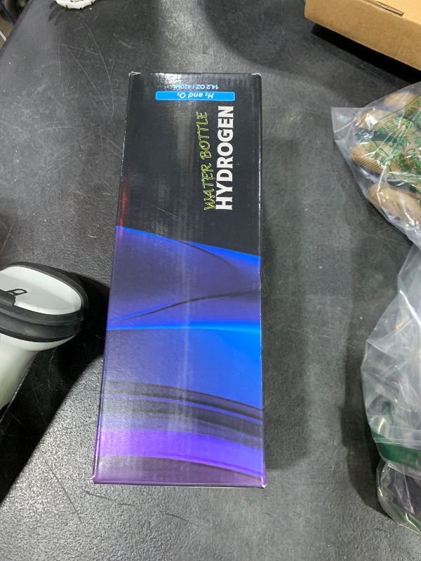 Photo 1 of 2025 New Hydrogen Water Bottles, Portable Hydrogenated Water Bottle with SPE PEM Technology, 420ml Hydrogen Water Bottle Generator, Rechargeable Ionizer Machine for Home, Office, Travel