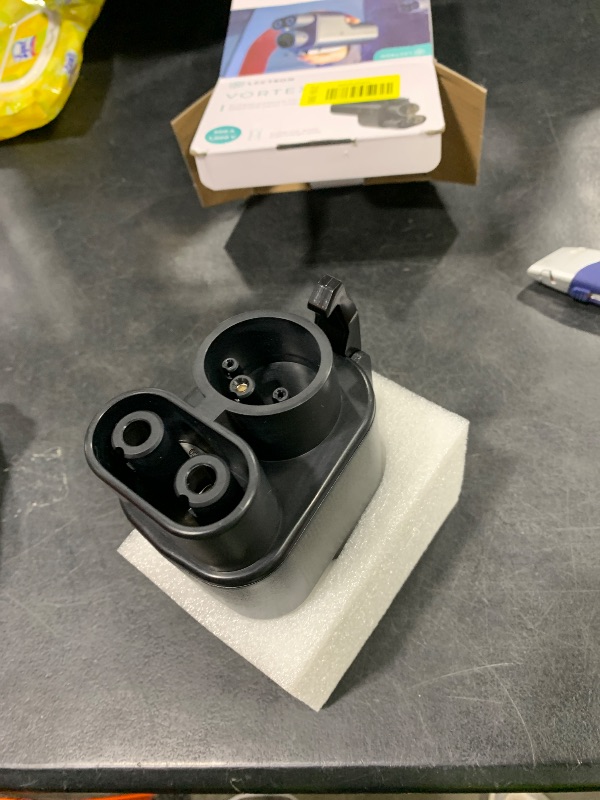 Photo 1 of Lectron NACS to CCS Electric Vehicle Adapter with Interlock - (500A/1,000V) - Compatible with Tesla Superchargers - CCS1 EV Fast Charging with Vortex Plus [Check Automaker for Compatibility] - UL 2252