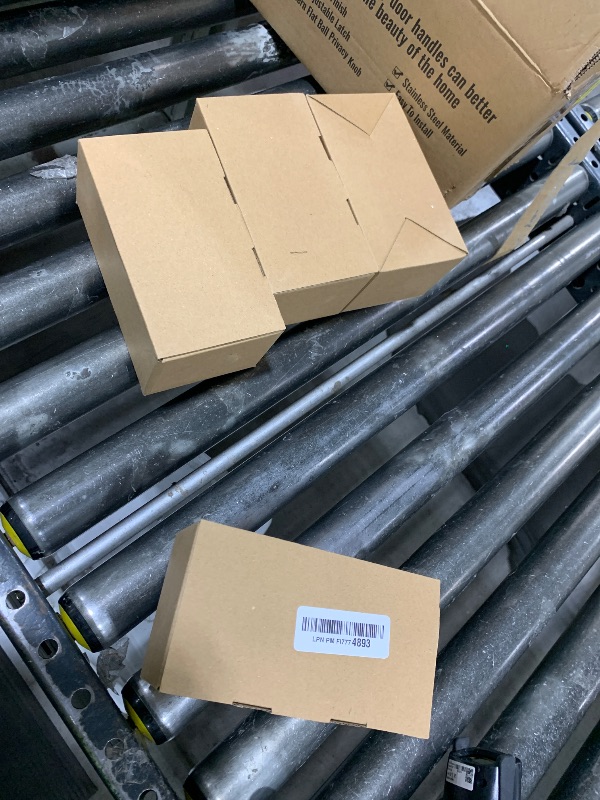 Photo 1 of 4 PACK AEEKEL Privacy Door Knob, Brushed Nickel Door Knobs Interior Keyless Locks Set( 4 pack Bedroom Bathroom Door Knob with Lock, Reversible for Left/Right Door Handle