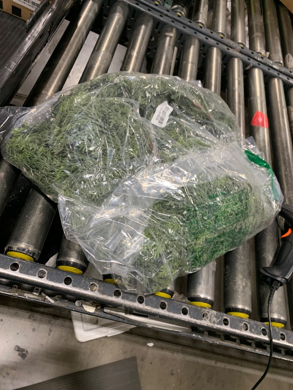 Photo 1 of 12 FT (2 * 6FT) Realistic Artificial Cedar Pine Garland - Thick Lush Full Faux Greenery Garland for Fireplace Mantle, Indoor Outdoor Christmas Holiday Home Party Decorations