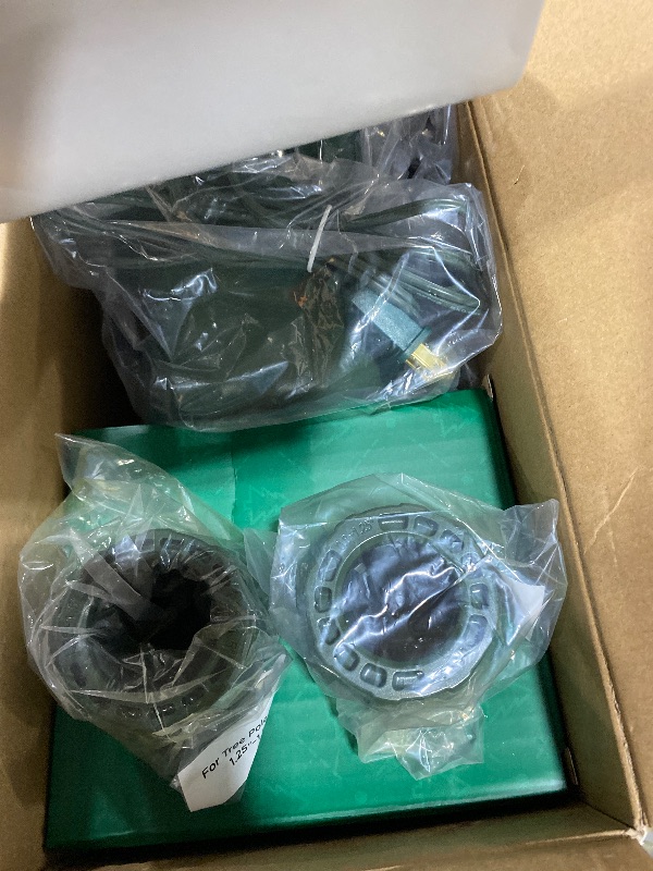 Photo 1 of (2025 Upgrade) Rotating Christmas Tree Stand with Remote Control, Stable 360 Revolving Tree Base Stand, Up to 7.5ft 90lb. Adjustable Christmas Tree Holder for Xmas Tree, Artificial Tree (Green)