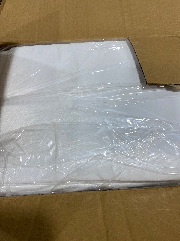 Photo 1 of 10 Pack White Round Tablecloths, 120 Inch Stain Resistant and Wrinkle Polyester Fabric Washable Table Clothes Cover for Kitchen Dining, Wedding, Reception Banquet, Birthday Party, Buffet Restaurant