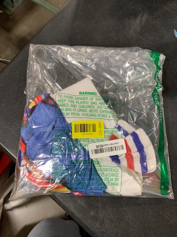 Photo 1 of ?5 Sizes?Halloween Chucky Costume for Women Wanna Play Bolero Top Overall Bodysuit Knee-high Socks Scar Tattoos Prop Knife - L Size