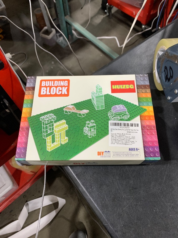 Photo 1 of 200 Piece Classic Building Bricks, 2x4 Bulk Bricks STEM Creative Building Toys, Red, Yellow, Blue, Green(Samll Bricks, 1.25x0.62x0.47 in)