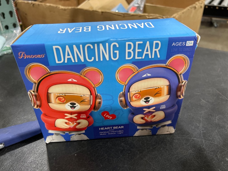Photo 1 of 2 Pcs Dancing Bear Toys, Baby Dancing Moving Crawling Musical Toys Age 3-12 Months, with Light, Musical and Dancing, Birthday Gift for Age 1 2 3 4 Year Old Toddlers