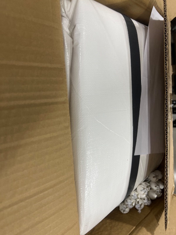 Photo 1 of 10x20FT Carport Canopy Replacement Cover Heavy Duty Waterproof & UV Protected, All Weather Car Shade Canopy with Ball Bungees (White, 10'x20', Frame is not Included)