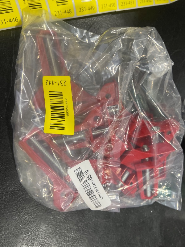 Photo 1 of 4 PCS Zinc Alloy 90 Degree Right Angle Corner Clamp Picture Photo Frame Corner