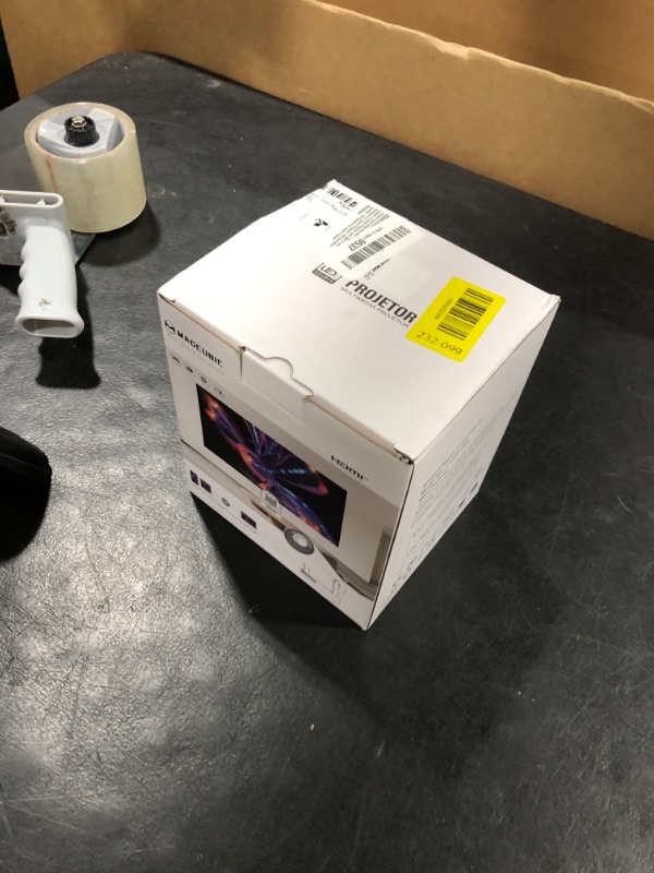 Photo 1 of ?Electric Focus?Magcubic Mini Projector 4K Support, Portable Projector with WiFi 6 and Bluetooth 5.4, Smart Proyector, 5W Soundbase Speaker, 180°Rotation for Home Theater