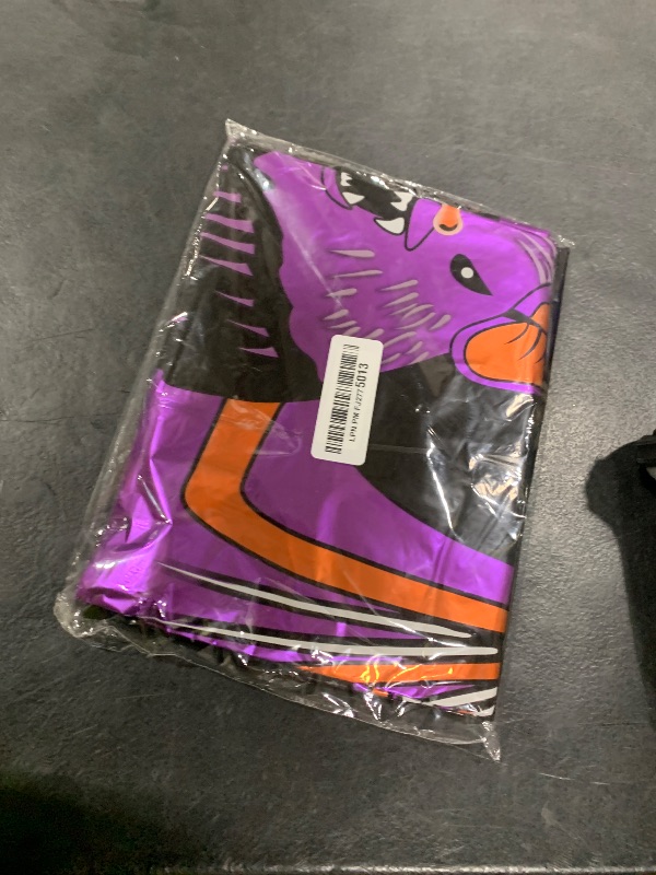 Photo 1 of 10 Pcs Halloween Foil Balloons Large Ghost Spider Pumpkin Bat Skeleton Witch Boo Mylar Balloons for Spooky Halloween Birthday Party Decorations