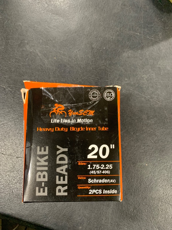 Photo 1 of 2-PCS 20" Heavy Duty Bike Tubes 20X1.75/1.95/2.125/2.25 Schrader Valve (45/57-406) 20" Bicycle Tubes Compatible with 20 X 1.75 20 X 1.95 20X2.0 20 X 2.125 20X2.20 20X2.25 Bike Tire Tubes
