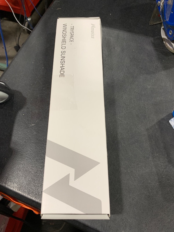 Photo 1 of [2025 Upgrade] Nmoiss Windshield Sun Shade Umbrella - [Vinyl Coating Heat Shield] Protect Car from Sun Rays & Heat Damage Keep Cool and Protect Interior, Spring Structure Edge Medium 56" L x 31" W