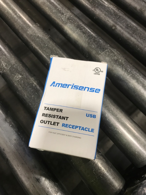 Photo 1 of [Upgraded] Amerisense GaN 65W 6Amp 3-Port USB Wall Outlet, 20 Amp Tamper-Resistant Receptacle with 2 USB Type C & 1 Type A Port, USB Charger USB-C with Wall Plated for Phone/Tablet/Laptop, UL Listed