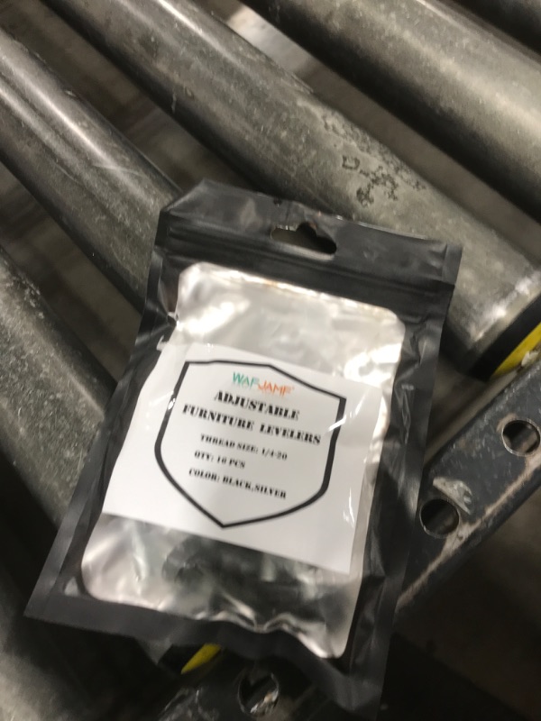 Photo 1 of 1/4-20‘‘UNC Thread Adjustable Furniture Levelers Table Feet Screw in Threaded, Screw on Chair Foot Glides Leveling for Tables, Chairs, Furniture Legs-16 Pcs (1/4-20UNC-16PCS)