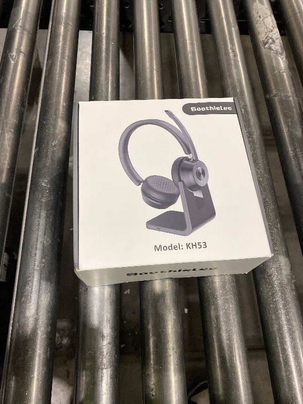 Photo 1 of (Upgraded Version) Wireless Headset, Bluetooth Headset with Noise Cancelling Microphone, Best Headphones with Mic Mute & USB Dongle for PC/Computer/Laptop/Cell Phones/Remote Work/Call Center