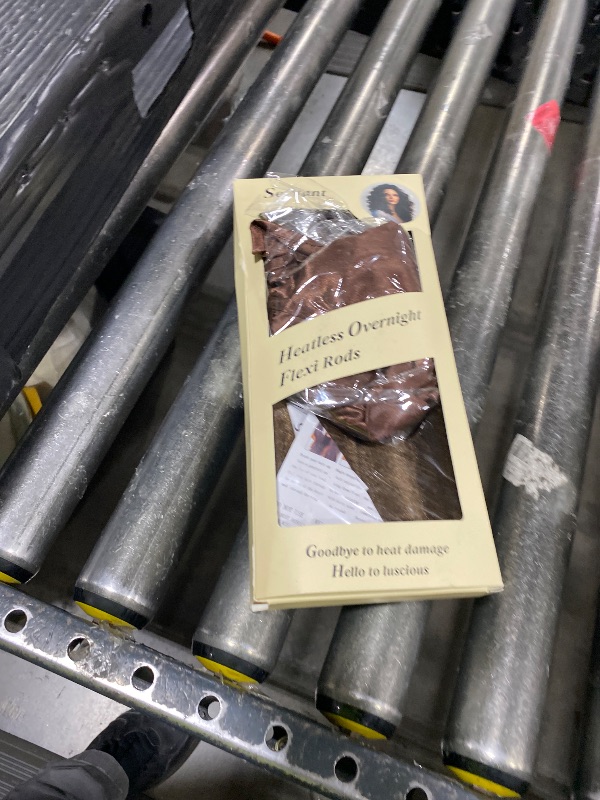 Photo 1 of Heatless Curls Overnight Hair Curler - 4 Pcs Curling Rod to Sleep In, Velvet Hair Rollers with Satin Hair Scarf