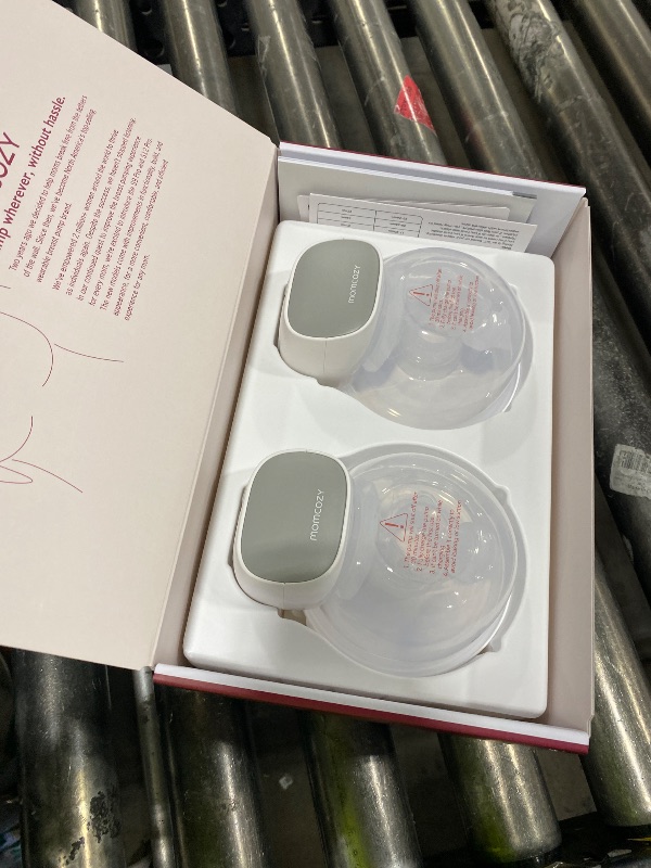 Photo 1 of Momcozy S9 Pro Upgraded Wearable Breast Pump, Hands-Free Design with Extended Battery Life & LED Display, Double Electric Portable Pump with 2 Modes & 9 Levels, 24mm, 2-Pack, Gray