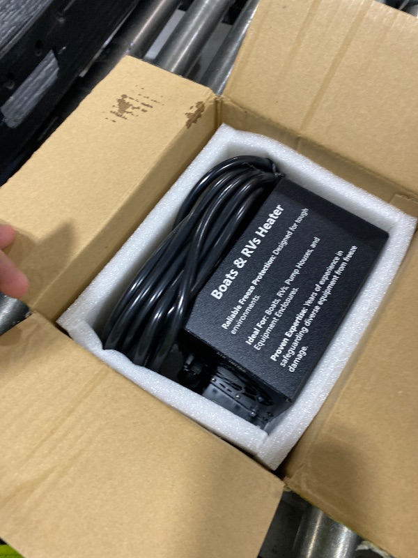 Photo 1 of Binmaton Boat Engine Compartment Heater | Bilge Heater for Boats with Automatic Thermostat | Reliable Boat Heater for Winter Storage, Self-Regulating PTC Technology, 400W