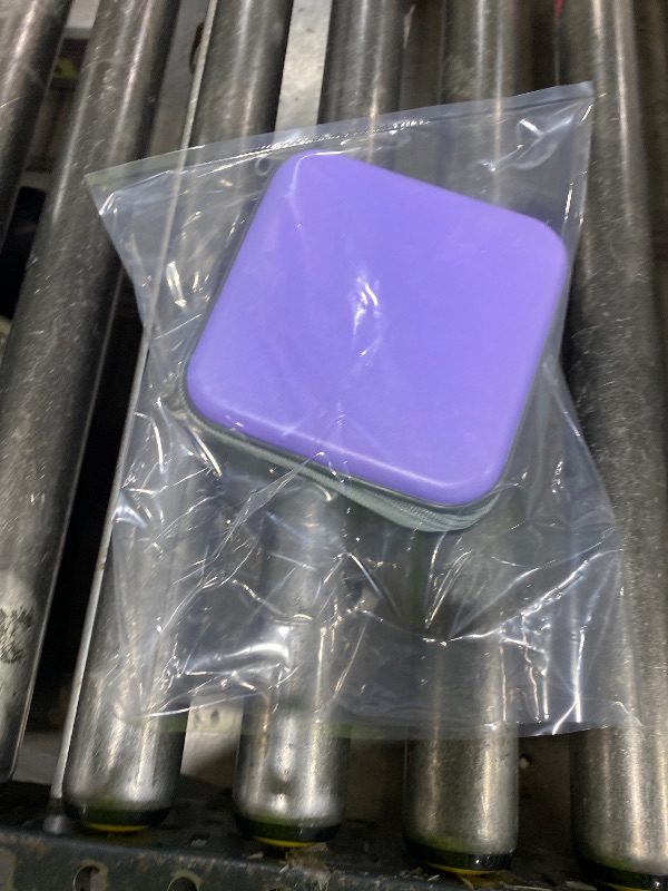 Photo 1 of  CD Case, DVDs Wallet Holder, CD/DVD Case Wallet 40 Discs Heavy Duty Bag Binder Storage Booklet Album (Light Purple) 