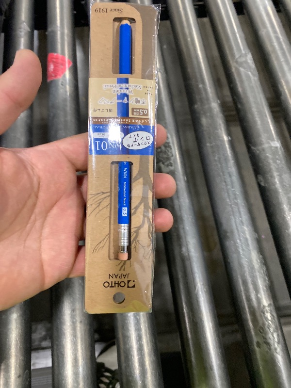 Photo 1 of ??? OHTO MS01 Mechanical Pencil, High-Functionality All-Metal Aluminum and Brass Body Drafting Pencil, 0.5mm, Blue, MS01-SP5-BL