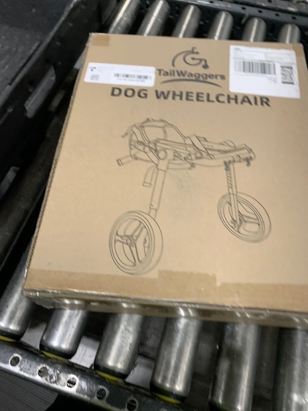Photo 1 of TailWaggers Small Dog Wheelchair for Back Legs | Adjustable Mobility Aid | All-Terrain Wheels| for Pets That fit a Teddy Dog's Size