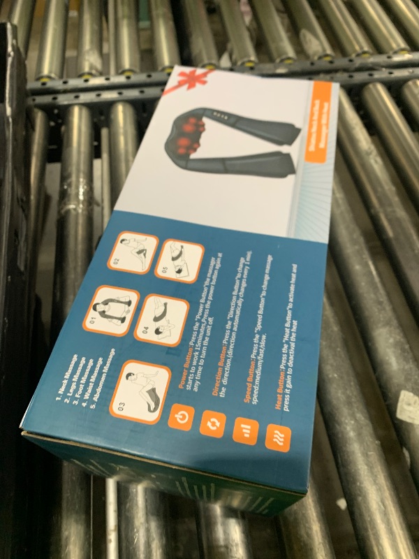 Photo 1 of iKristin Neck Massager Back Massage with Heat,Shiatsu Shoulder Massager for Neck,Back,Shoulder,Foot and Leg Muscle Relax,Electric Deep Tissue 3D Kneading Massager,for Women Men Mom Dad