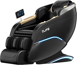 Photo 1 of TLIFE Massage Chair Full Body, 160°Zero Gravity Recliner with Body Scan, 50" SL-Track Shiatsu Massage Chair, Fixed Point Massage, Foot Rollers, 12 Auto Modes, Deep Yoga Stretch, Heating, Black