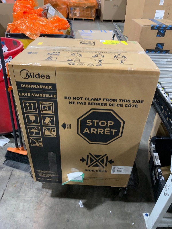 Photo 1 of Midea MDF18A1AST Built-in Dishwasher with 8 Place Settings, 6 Washing Programs, Stainless Steel Tub, Heated Dry, Energy Star