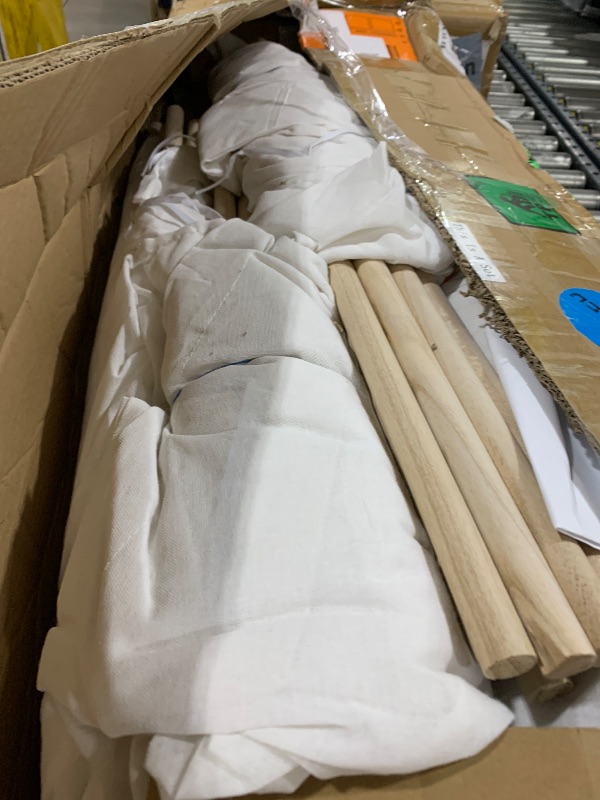 Photo 1 of 8 Pack Sleepover Tent for Girls Party,Teepee Tent for Kids Slumber Party Bulk with Light String,Air Mattress,Fitted Sheet,Washable Natural Cotton Toddler Teepee Indoor Outdoor(White)